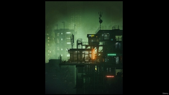 Blender 教程资源 | Udemy - Creating A Cyberpunk Scene In Blender step - by - step