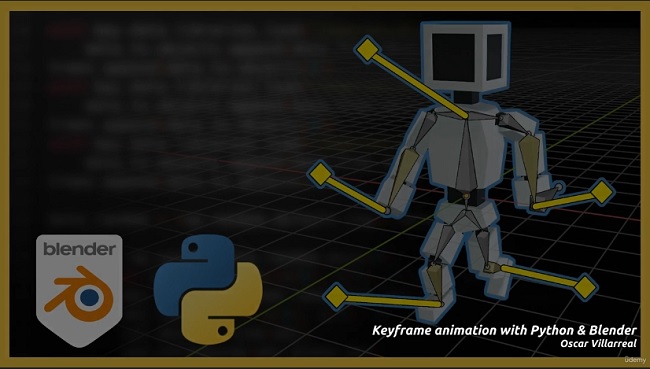 Blender教程资源 | Udemy - Keyframe animation with Python & Blender
