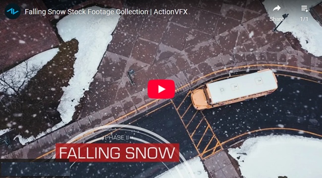 ActionVFX Falling Snow 资源 | ActionVFX Falling Snow