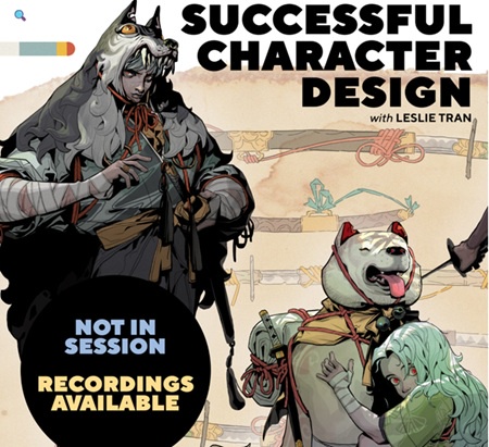 Underpaint Academy - Successful Character Design with Leslie Tran 资源 | Underpaint Academy - Successful Character Design with Leslie Tran