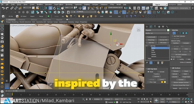 Futuristic Motorcycle Modeling, Unwrapping and Texturing 素材资源 | Udemy - Futuristic Motorcycle Modeling, Unwrapping and Texturing