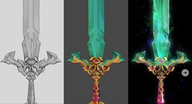Designing Fantasy Weapons 教程资源 | Artstation - Designing Fantasy Weapons