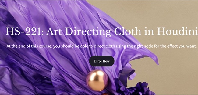 Houdini 教程资源 | Houdini School - HS - 221 - Art Directing Cloth in Houdini
