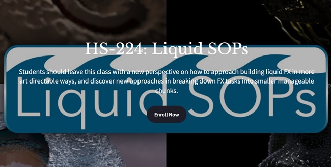 Houdini 教程资源 | Houdini School - HS - 224 - Liquid SOPs