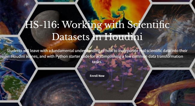 Houdini 教程资源 | Houdini.School - HS - 116 - Working with Scientific Datasets in Houdini with Kalina Borkiewicz