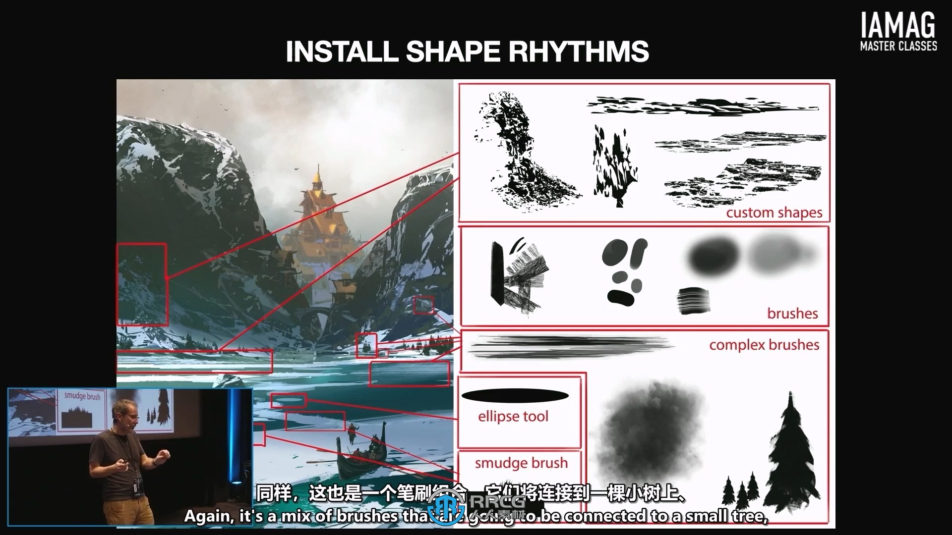 【中文字幕】Sparth画师独家绘画技巧巴黎IAMAG大师班视频教程