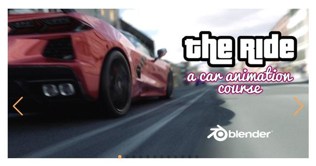 Blender 教程资源 | Blendermarket - The Ride A Blender Car Animation Course