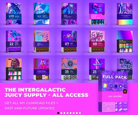 Gumroad - The Intergalactic Juicy Supply 素材资源 | Gumroad - The Intergalactic Juicy Supply