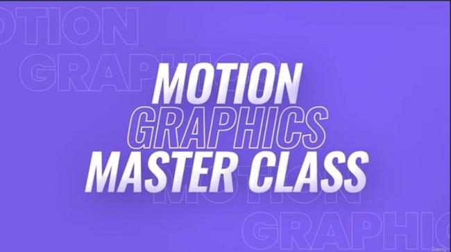 Motion Graphics Masterclass In Adobe After Effects 教程资源 | Udemy - Motion Graphics Masterclass In Adobe After Effects