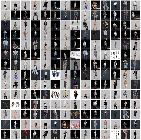 Human 3d Models Collection 素材资源 | Human 3d Models Collection