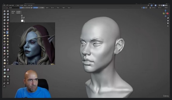 Head Anatomy and Sculpting Exercises Course 教程资源 | Udemy - Head Anatomy and Sculpting Exercises Course