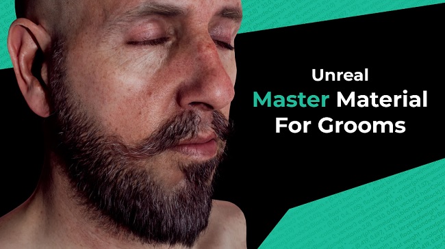 Gumroad - Unreal Master Material For Grooms by Nick Rutlinh 素材资源 | Gumroad - Unreal Master Material For Grooms by Nick Rutlinh