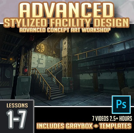 Gumroad - Advanced Stylized Facility Concept Art Workshop 教程资源 | Gumroad - Advanced Stylized Facility Concept Art Workshop