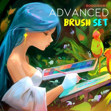 Rossdraws Advanced Brush Set 教程资源 | Artstation - Rossdraws Advanced Brush Set