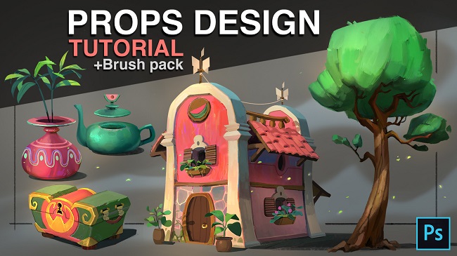 Props design - Tutorial + Brush pack by Florian Coudray 教程资源 | Artstation - Props design - Tutorial + Brush pack by Florian Coudray