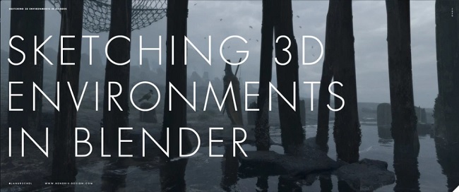 Blender 教程资源 | Gumroad - Sketching 3d Environments in Blender by Jan Urschel