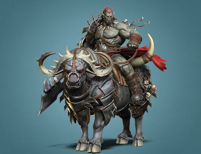 Orc Rider and Bull Creature Creation in Zbrush 素材资源 | Udemy - Orc Rider and Bull Creature Creation in Zbrush