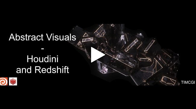 Houdini 教程资源 | CGCircuit - Abstract Visuals - Houdini and Redshift