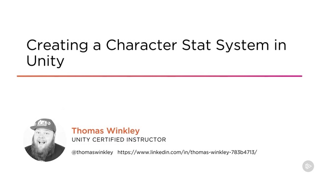 游戏开发教程资源 | Pluralsight ? Creating a Character Stat System in Unity