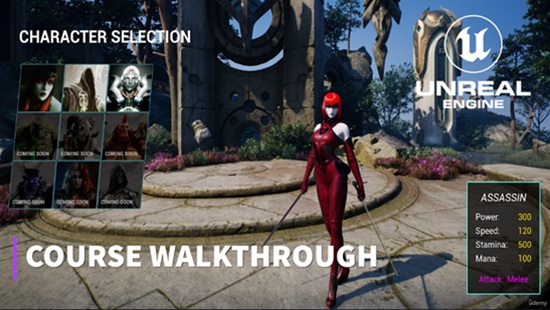 Unreal Engine Character Select 教程资源 | Udemy - Unreal Engine Character Select